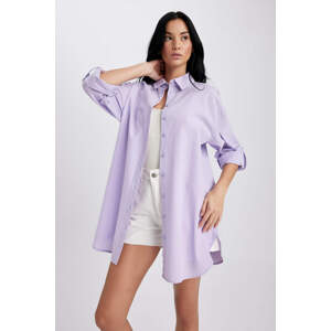 DEFACTO Fall in Love Regular Fit Cotton Beach Dress