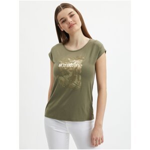 Orsay Khaki Ladies T-Shirt - Women