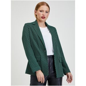 Orsay Dark Green Ladies Patterned Jacket - Women
