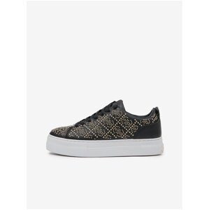 Black Women's Patterned Sneakers Guess Giaa 7 - Women