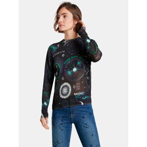 Black Desigual Patterned Sweater Toronto - Women