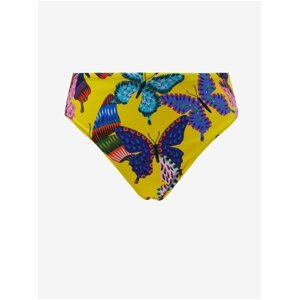 Yellow patterned women's Swimwear Bottoms Desigual Alana I - Women