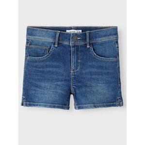 Blue Girly Denim Shorts name it Salli - Girls