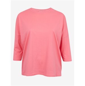 Pink Womens Basic T-Shirt Fransa - Women