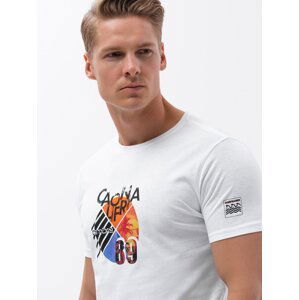 Ombre Men's printed cotton t-shirt