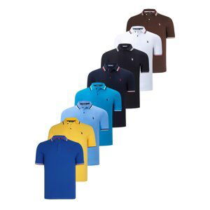 OCTAL SET T8594 DEWBERRY MENS T-SHIRT-BLACK-WHITE-NAVY BLUE-BLUE-COFFEE-LIGHT BLUE-YELLOW-SAKS