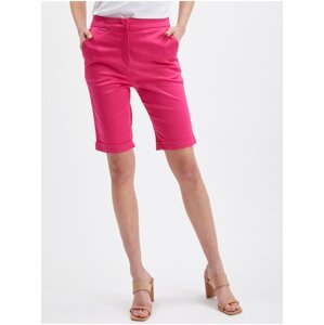 Orsay Dark Pink Women Shorts - Women