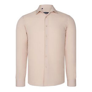 G726 DEWBERRY MENS SHIRT-BEIGE