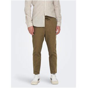 Brown Men's Trousers with ONLY & SONS Linus - Men