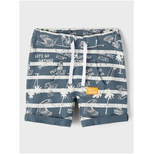 Grey Boys Patterned Shorts name it Frank - Boys