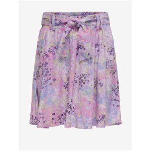 Light purple floral skirt for girls ONLY Anna - Girls