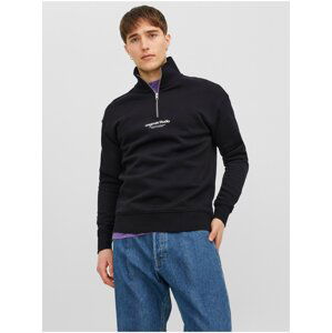 Black Mens Sweatshirt Jack & Jones Vester - Men