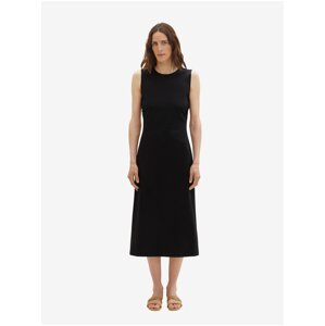 Black Ladies Midi-Dresses Tom Tailor - Women