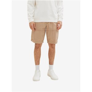 Light Brown Men's Shorts with Tom Tailor Pockets - Men