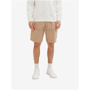 Light Brown Men's Shorts with Tom Tailor Pockets - Men