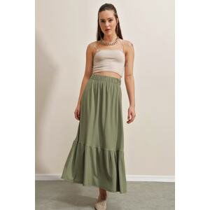 Bigdart 1886 Long Knitted Skirt - Khaki