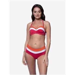 Orange-pink Ladies Striped Swimwear Bottoms DORINA Lawaki - Women