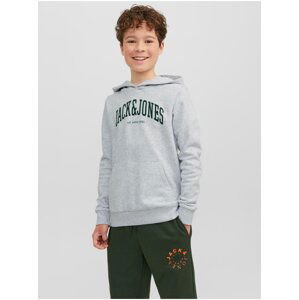 Light Grey Boys Brindle Hoodie Jack & Jones Josh - Boys