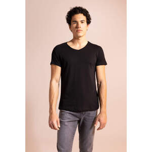 DEFACTO Slim Fit V Neck T-Shirt