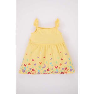 DEFACTO Baby Girl Floral Strap Dress