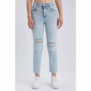 DEFACTO Ripped Detailed Cropped Edge Jeans Long Trousers