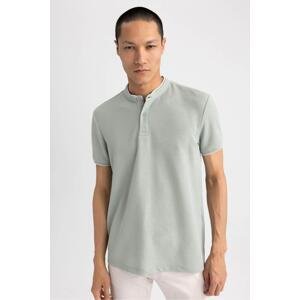 DEFACTO Modern Fit High Collar Polo T-Shirt