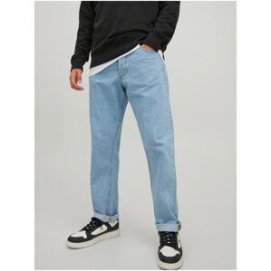 Light blue men straight fit jeans Jack & Jones Chris - Men