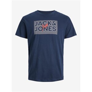 Dark blue Men's T-Shirt Jack & Jones Marius - Men