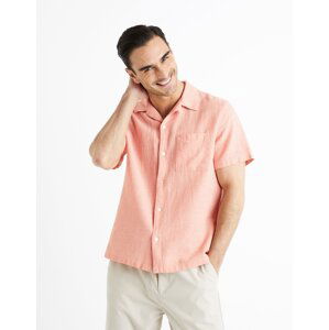 Celio Linen Shirt Fatext - Men