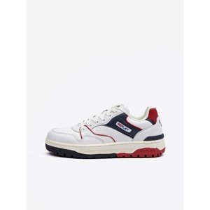 Replay Shoes Scarpa Off Wht Blue Red - Men