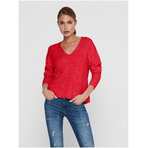Red Womens Sweater JDY Elanora - Women