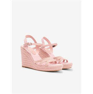 Tommy Hilfiger Light pink Women's Wedge Sandals with Leather Details Tommy Hil - Women