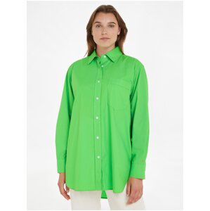 Light Green Ladies Shirt Tommy Hilfiger - Women