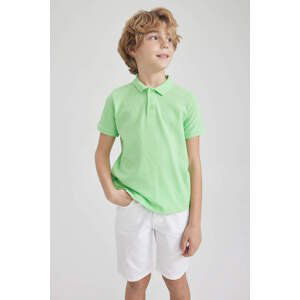 DEFACTO Boy April 23 Pique Short Sleeve Polo T-Shirt