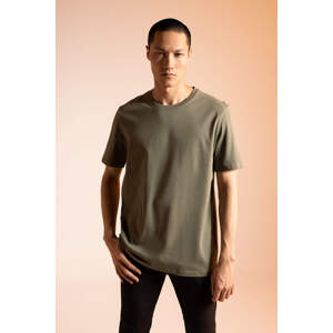 DEFACTO Regular Fit Crew Neck Basic  Cotton T-Shirt