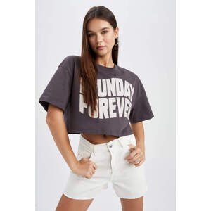 DEFACTO Coool Oversize Fit Short Sleeve T-Shirt