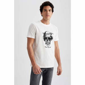 DEFACTO Slim Fit Crew Neck Printed T-Shirt