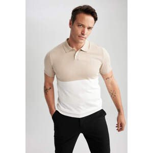 DEFACTO Modern Fit Polo Neck Short Sleeve T-Shirt