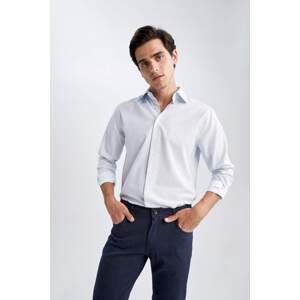 DEFACTO Modern Fit Italian Collar Long Sleeve Shirt