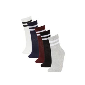 DEFACTO Girls 5 Pack Cotton Long Socks