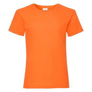 Orange Girls' T-shirt Valueweight Fruit of the Loom