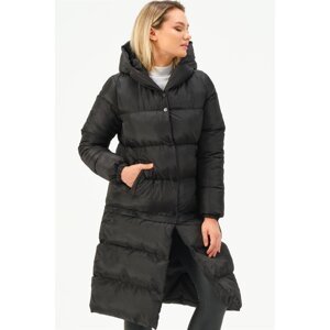 Z6772 DEWBERRY SHORTENABLE LADIES COAT-BLACK