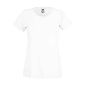 White Women's T-shirt Lady fit Original Fruit of the Loom