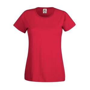 Lady fit Red T-shirt Original Fruit of the Loom