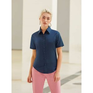 Navy blue classic shirt Oxford Fruit Of The Loom