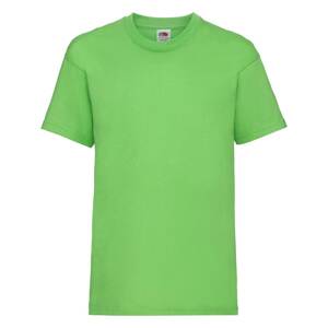 Green Fruit of the Loom Kids Cotton T-shirt