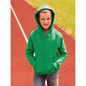 Green Hooded Sweat Fruit of the Loom