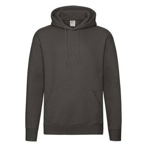 Dark Grey Men's Hooded Sweat Fruit of the Loom