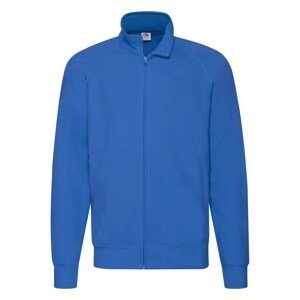 Blue Men's Sweatshirt Lightweight Sweat Jacket Fruit of the Loom