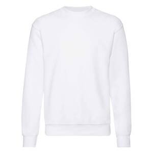 Men's White Sweatshirt Set-in Sweat Fruit of the Loom